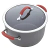 Ray 87630 12pc Cucina Piece Hard-Anodized Cookware Set, Red - Image 5