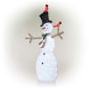 Corporation 74-in Snowman Free Standing Decoration with White LED Lights - Image 8