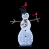 Corporation 74-in Snowman Free Standing Decoration with White LED Lights - Image 9