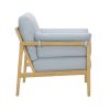 Beautiful Wrap Me Up Accent Chair With Removable Cushions by Drew, Cornflower Blue - Image 5