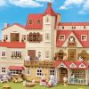Red Roof Tower Home, 3 Story Dollhouse Playset with Figure, Furniture and Accessories - Image 5