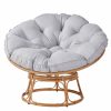 Homes   Gardens Papasan Chair, Grey Linen - Image 5