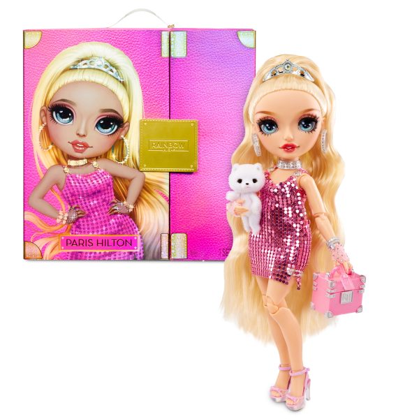 Rainbow High Premium Edition- Paris Hilton Collector Doll- 11 inch, 2022 Fashion Doll w/ Blond Hair, 2 Gorgeous Outfits to Mix   Match and Premium Doll Accessories. Great Gift and Collectors!