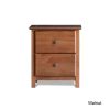 Shaker 2-Drawer Bedside Nightstand, Solid Wood with Walnut Finish - Image 5