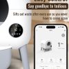 Self Cleaning Litter Box – 110L Large Automatic Cat Litter Box Self Cleaning, Multi cat can use, 1 Roll Garbage Bags and Mat, App Control, aWhite - Image 3