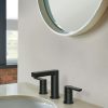 Rinza Matte Black Widespread 2-handle WaterSense Bathroom Sink Faucet with Drain - Image 8