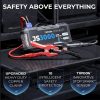 Car Battery Jump Starter TOPDON JS3000 12V 3000A Battery Booster for Up to 9L Gas/ 7L Diesel Engines - Image 8