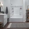 Becker Spotshield Brushed Nickel 1-handle Multi-function Round Bathtub and Shower Faucet Valve Included - Image 12