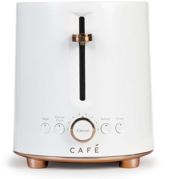 Cafe 2-Slice White 1600-Watt Toaster