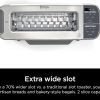 ST101 Foodi 2-in-1 Flip Toaster, 2-Slice Capacity, Compact Toaster Oven, 1500 Watts, Stainless Steel - Image 6