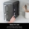 SL401 DoubleStack XL 2-Basket Air Fryer, DoubleStack Technology Cooks 4 Foods at Once, Compact Design, Grey - Image 6