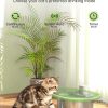 Cat Water Fountain Stainless Steel, Wireless Battery Operated Cat Fountain for Cats & Dogs Inside, Pet Water Fountain with Quiet Pump, Water Level Window, Multi-Filtration, 108oz/3.2L - Image 8