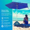 BEACHBUB All-In-One Beach Umbrella System. Includes 7.5 foot (50+ UPF) Umbrella, Oversize Bag, Base   Accessory Kit - Image 5