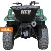 Buyers Products ATVS100 ATV Broadcast Spreader, All-Purpose Spreader for Salt, Seed   Fertilizer, 100 lb. Capacity W/ Rain Cover - Image 3