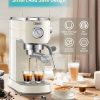 Gevi Espresso Machine 20 Bar, Professional Espresso Maker with Milk Frother Steam Wand, Compact Semi-Automatic Espresso Machines - Image 2