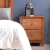 Shaker 2-Drawer Bedside Nightstand, Solid Wood with Walnut Finish - Image 6