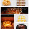 Brio 15.5Qt Air Fryer Rotisserie Oven, X-Large Family Size, Powerful 1800W, 4 Rack Positions - Image 6