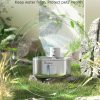 Cat Water Fountain Stainless Steel, Wireless Battery Operated Cat Fountain for Cats & Dogs Inside, Pet Water Fountain with Quiet Pump, Water Level Window, Multi-Filtration, 108oz/3.2L - Image 5