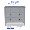 Children Epic 3-Drawer Dresser, Grey - Image 5