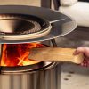 Bonfire Stainless Steel Heat Deflector 7 in. H X 25 in. W X 25 in. D - Image 3