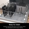 SL401 DoubleStack XL 2-Basket Air Fryer, DoubleStack Technology Cooks 4 Foods at Once, Compact Design, Grey - Image 3