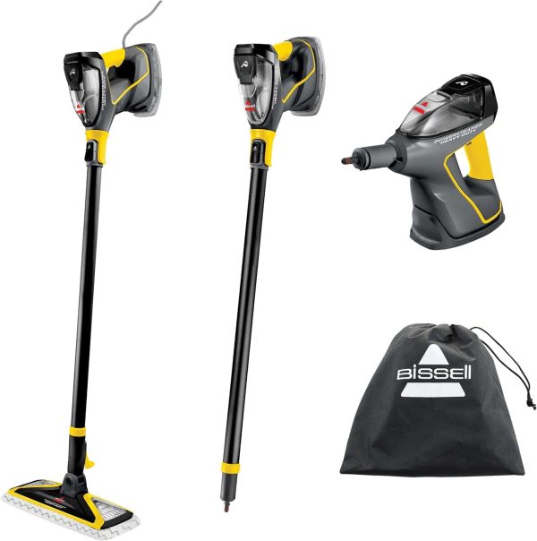 Power Steamer Heavy Duty 3-in-1 Steam Mop and Handheld SteamShot, Black, 2685A