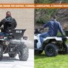 Buyers Products ATVS100 ATV Broadcast Spreader, All-Purpose Spreader for Salt, Seed   Fertilizer, 100 lb. Capacity W/ Rain Cover - Image 5