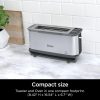 ST101 Foodi 2-in-1 Flip Toaster, 2-Slice Capacity, Compact Toaster Oven, 1500 Watts, Stainless Steel - Image 7