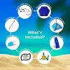 BEACHBUB All-In-One Beach Umbrella System. Includes 7.5 foot (50+ UPF) Umbrella, Oversize Bag, Base   Accessory Kit - Image 2