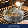 Ray   16802  Ray Cucina Nonstick Cookware Pots and Pans Set, 12 Piece, Sea Salt Gray - Image 9