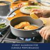 Ray   16802  Ray Cucina Nonstick Cookware Pots and Pans Set, 12 Piece, Sea Salt Gray - Image 11