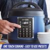 Blue Diamond Ceramic Nonstick, 16-in-1 6QT Electric Pressure Cooker, Dishwasher Safe Pot, PFAS-Free, Blue - Image 9