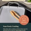 Caraway Double Burner Griddle   19 12” Griddle Pan   Non-Stick Ceramic Coated   Marigold - Image 5