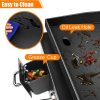 QuliMetal Table Top Grill Portable Griddle with Hood Non-Stick Flat Top Grill Griddle Propane Grill - Image 6