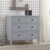 Children Epic 3-Drawer Dresser, Grey - Image 3
