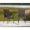 Patio Sense Morgan Outdoor Wicker Chair   Set of 4 - Image 7