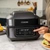 Cosori   Aeroblaze Smart Indoor 8-in-1 Grill with 6-qt Air Grill, Crisp, Dehydrate, Broil, Roast, Bake   Black - Image 14