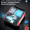 BRPOM Car Jump Starter with Air Compressor, 150PSI 3000A Peak 26800mah (Up to All Gas or 8.0L Diesel Engine, 50 Times) Portable Jump Starter 12V Auto Battery Jump Pack QC 3.0 with 160W DC Out - Image 6