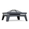Breton Wood Burning Fire Pit by Real Flame - Image 7