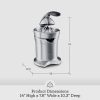 Citrus Press Pro 800CPXL, Brushed Stainless Steel - Image 6