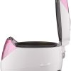 CR-0631F | 6-Cup (Uncooked) Micom Rice Cooker | 8 Menu Options: White Rice, Brown Rice   More, Nonstick Inner Pot, Made in Korea | White/Pink - Image 6