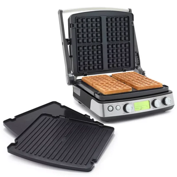 GreenPan Elite Ceramic Nonstick 7-in-1 Multi-Function Contact Grill   Griddle and Waffle Maker