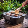 Bruntmor Heavy Duty Pre-Seasoned Cast Iron Portable Grill - Image 6