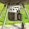 Captiva Designs E02GR013 22  Kettle Charcoal Grill with Pizza Ring and Pizza Stone   Black - Image 5
