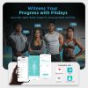 Posture Scale for Body Weight and Fat, Digital Bathroom Scale BMI Weighing Bluetooth Body Fat Scale, 8 Electrode Smart Body Fat Scale, Full Body Composition Analyzer with Voice Prompt - Image 6