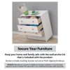Quast 18.2  Wide 4   Shelf Storage Cabinet - Image 7