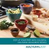 Ray Cucina Hard-Anodized Nonstick Cookware and Prep Bowl Set, 18-Piece   Gray/Blue - Image 6