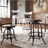 Signature Design by  Valebeck Rustic Farmhouse 24.5” Counter Height Swivel Bar Stool, Brown - Image 6