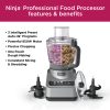 Professional Food Processor, 850 Watts, 9-Cup Capacity, Auto-iQ Preset Programs, BN600 - Image 8