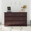 Brookside 6 Drawer Modern Double Dresser Espresso - Image 4